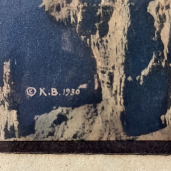 Antique Vintage print of The Painted Desert - Picture 9 of 9